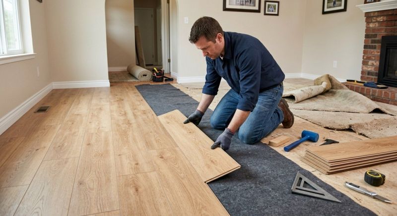 Laminate Floor Remodeling in Perry County, PA