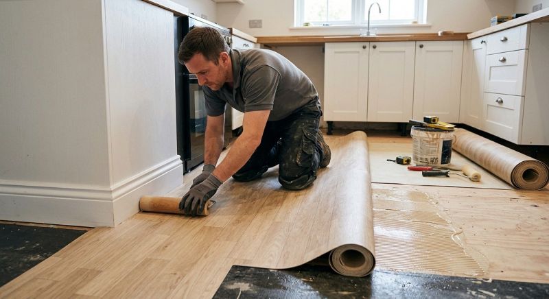 Sheet Linoleum Installation in Liverpool, PA